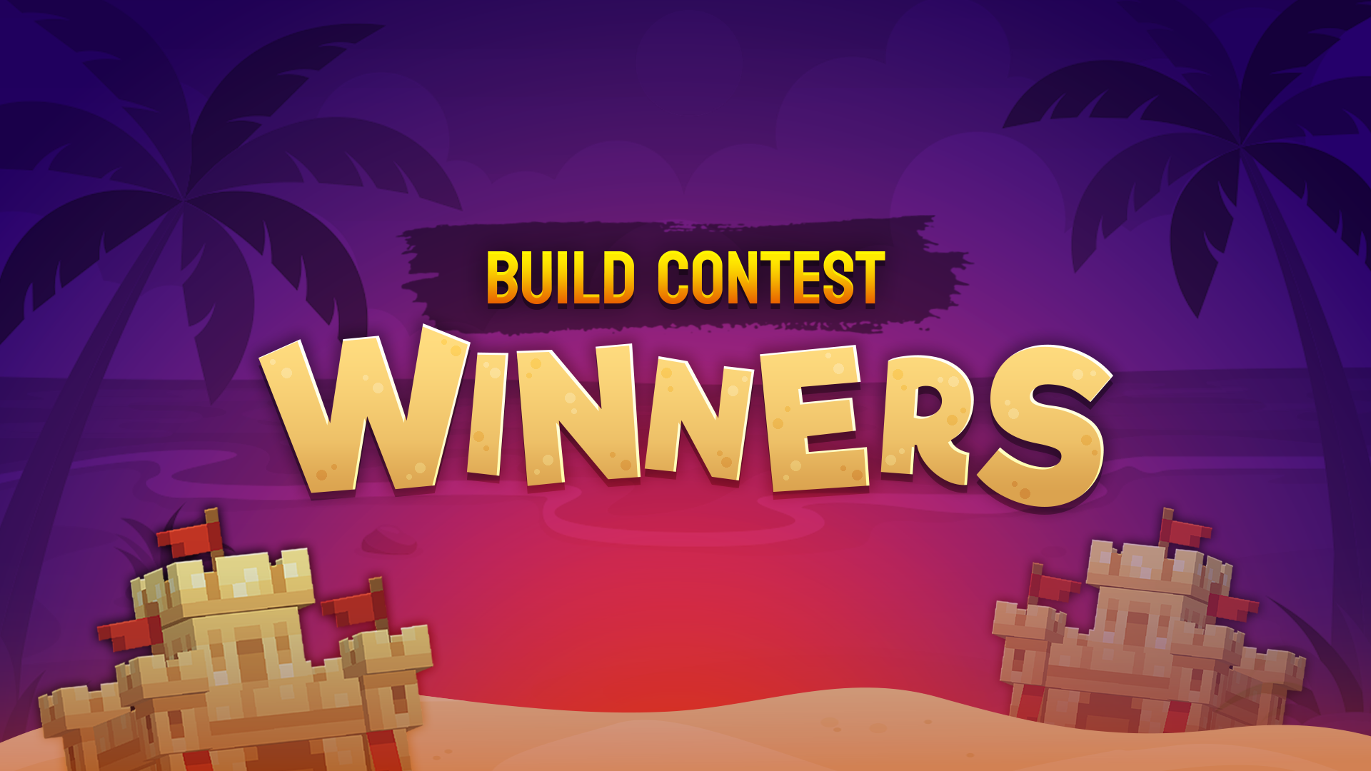 Sandcastle Build Contest Winners